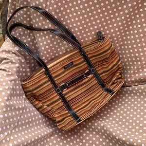 Kate Spade multi color corduroy bag.